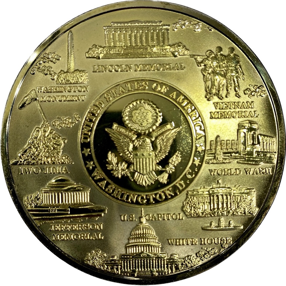 Washington DC Challenge Coin. The Great Seal of the United States of Ame…